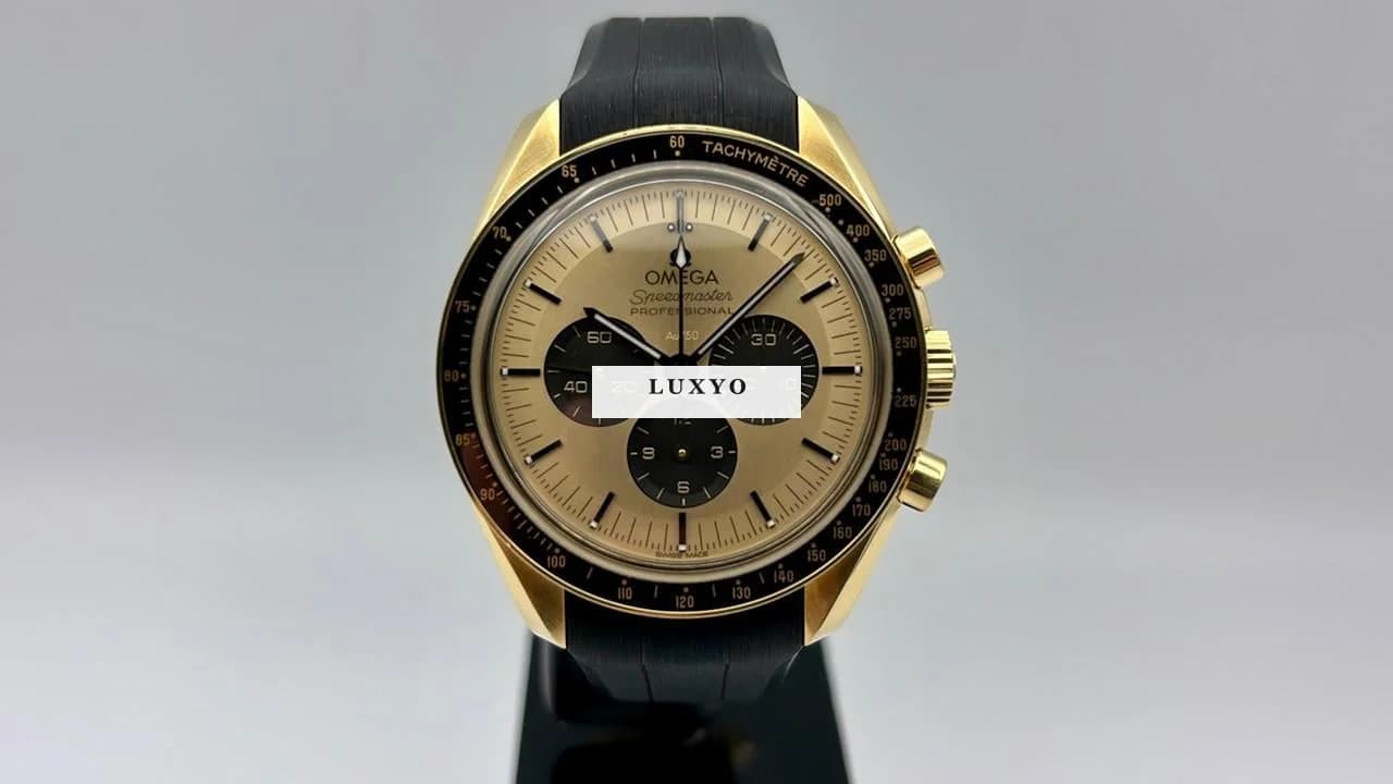 Omega Speedmaster Moonshine Gold 310.62.42.50.99.001 (Full set/Warranty) - Thumbnail 3