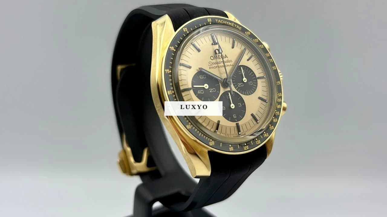 Omega Speedmaster Moonshine Gold 310.62.42.50.99.001 (Full set/Warranty) - Thumbnail 10