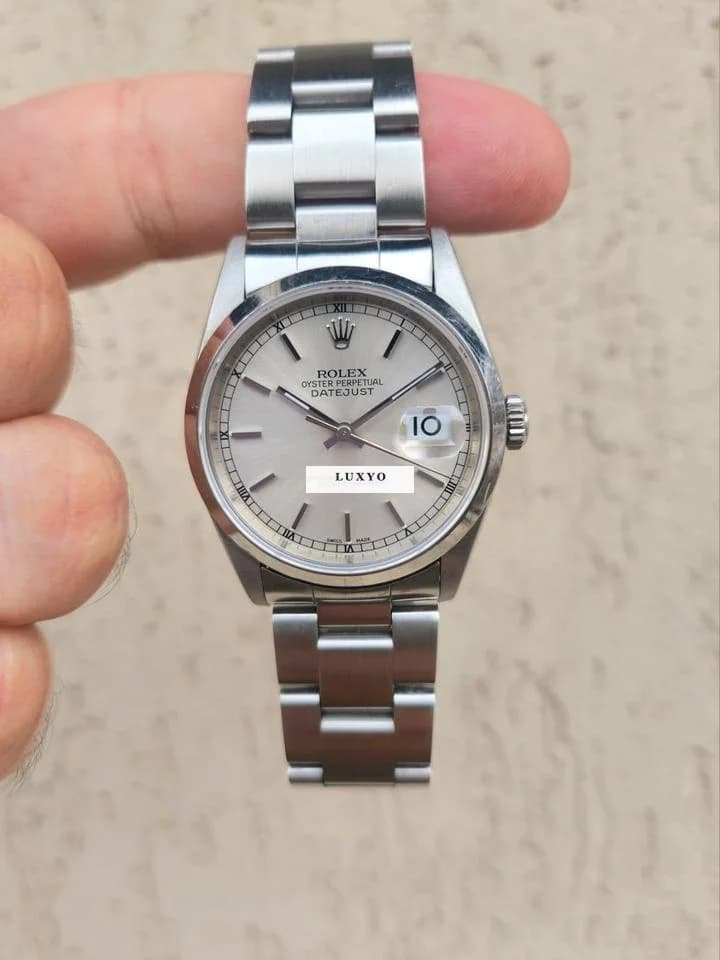 Rolex Datejust 36 Rolex 36mm Silver Dial - Thumbnail 2