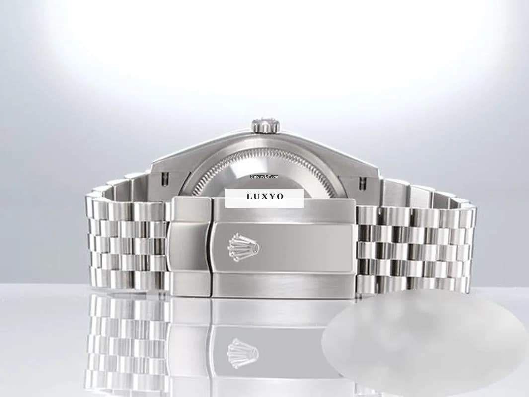 Rolex Datejust 36 126284 Rbr 2020 Lc100 Stahl Weissgold 750 Diamanten Automatik Stainless Steel 18kt White Gold Jubilé-band Chronometer Oyster - Thumbnail 5