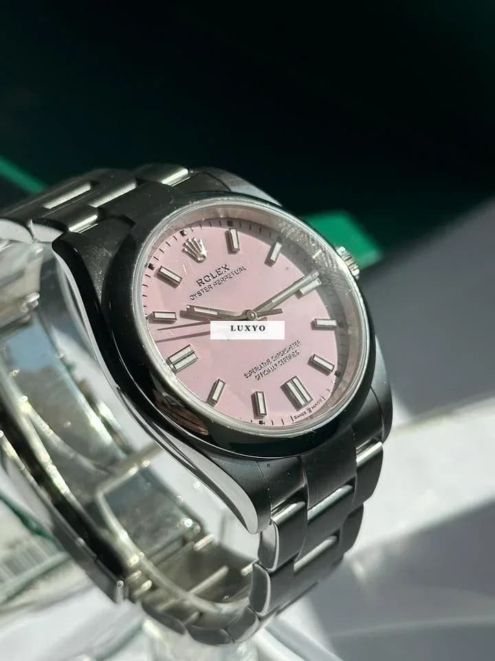 Rolex Oyster Perpetual 36 NEW 02/2025 with NEW BOX - Candy Pink Dial - Thumbnail 2