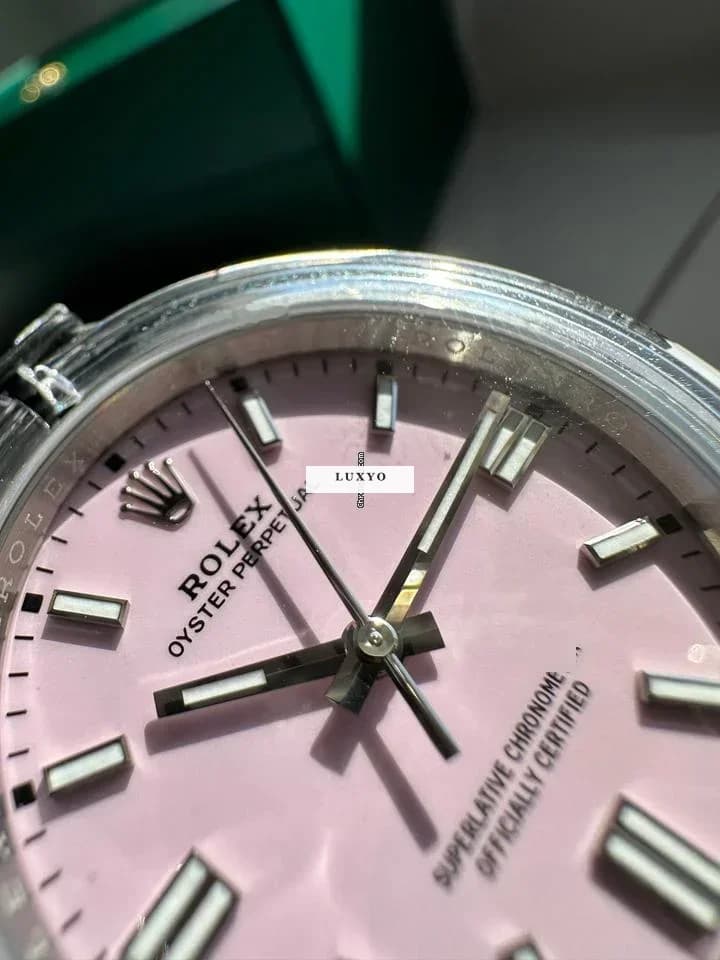 Rolex Oyster Perpetual 36 NEW 02/2025 with NEW BOX - Candy Pink Dial - Thumbnail 7