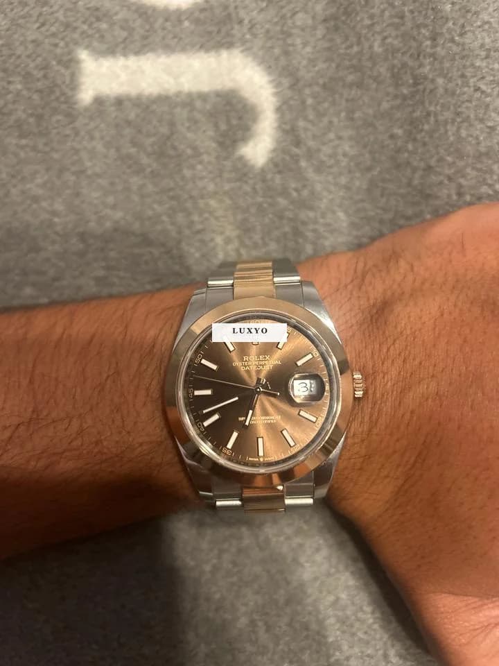 Rolex Datejust 41 Rolex Datejust 41 Rosegold 2023 - Thumbnail 4