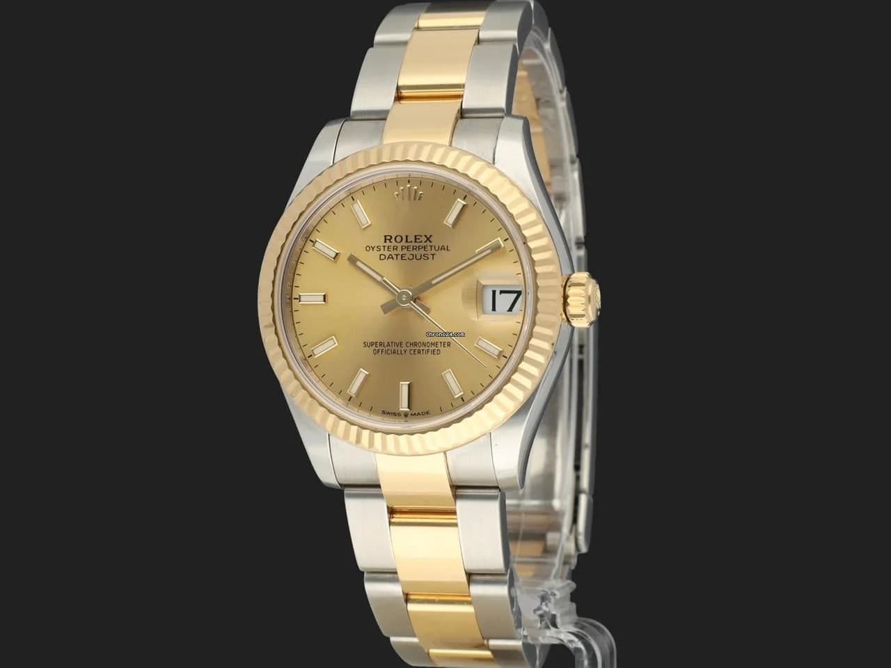 Rolex Datejust 31 Gold/Steel Champagne Dial 278273