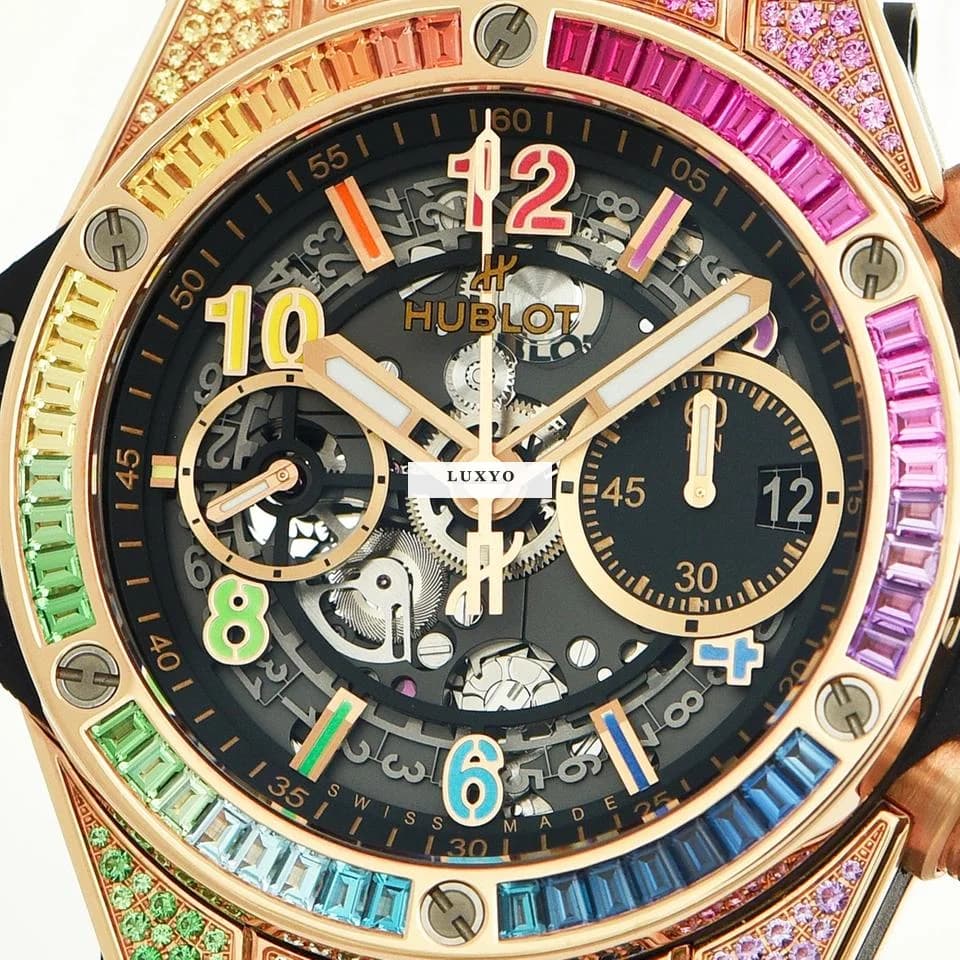 Hublot Big Bang Unico King Gold Rainbow 42 Mm 441.OX.1118.LR.0999 Fullset - Thumbnail 2