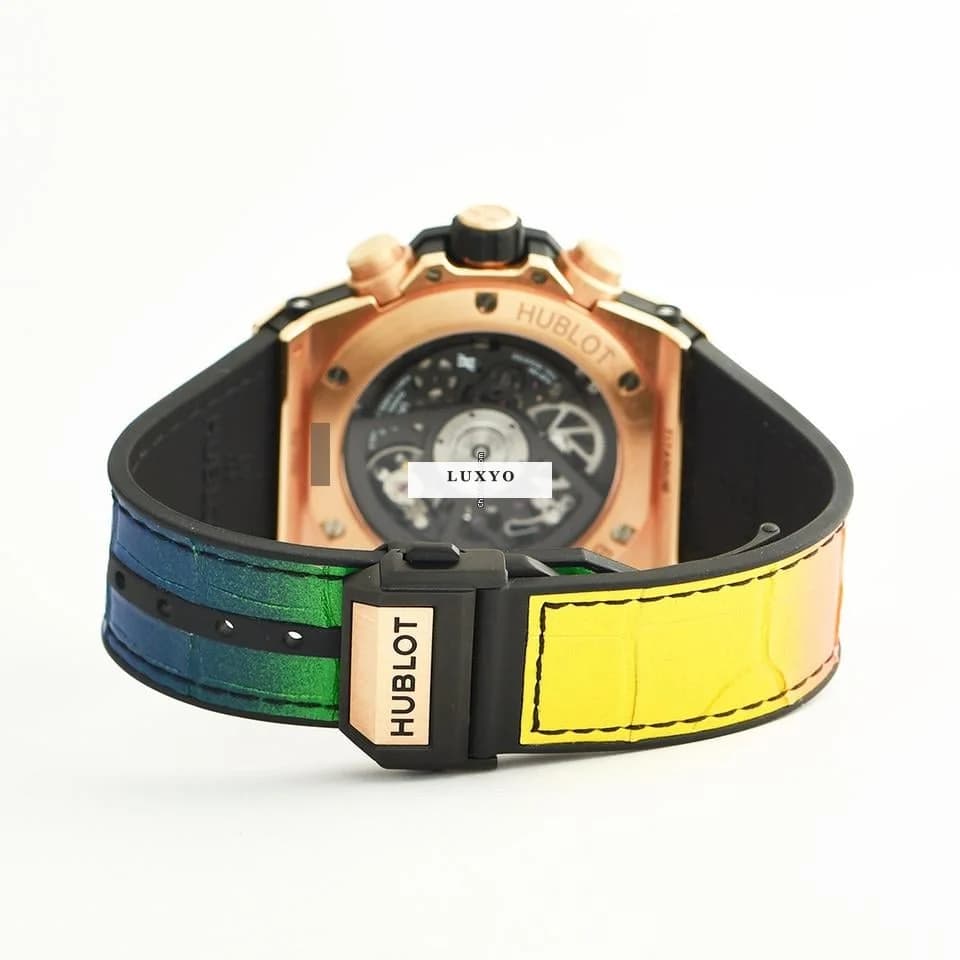 Hublot Big Bang Unico King Gold Rainbow 42 Mm 441.OX.1118.LR.0999 Fullset - Thumbnail 7