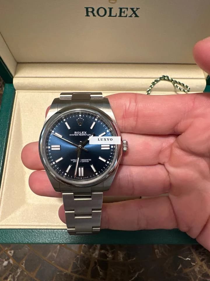 Rolex Oyster perpetual Full set 2025 41mm blu - Image 1