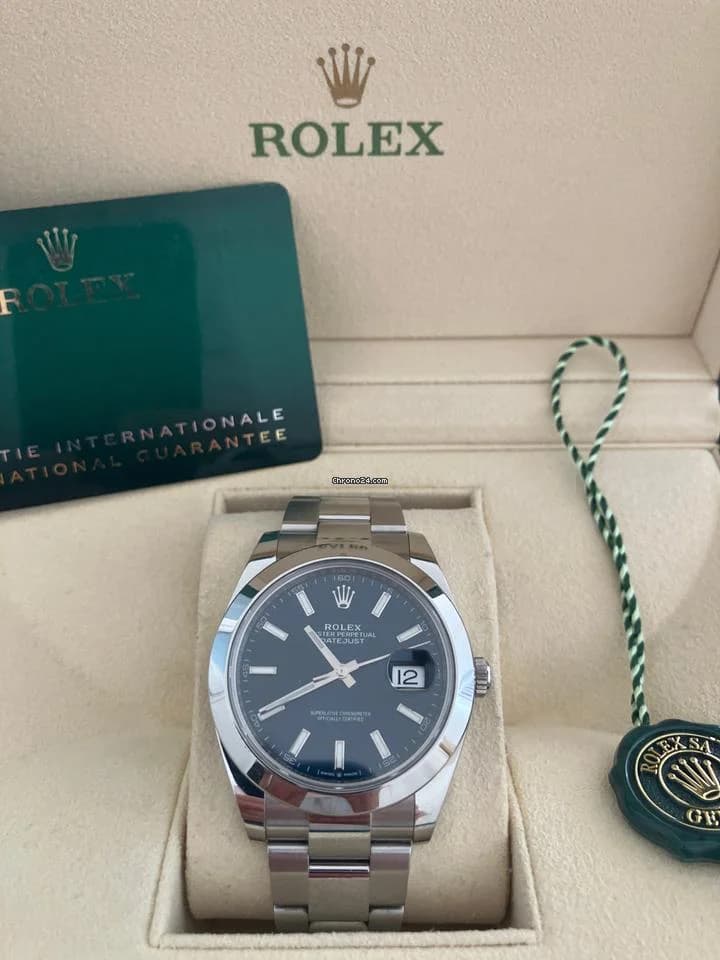 Rolex Datejust 41 Set complet avec facture d’achat - Thumbnail 2