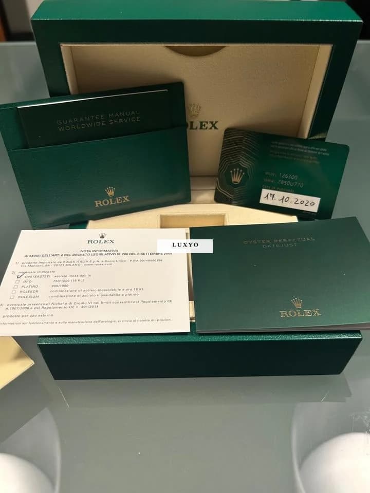 Rolex Datejust 41 126300 full set quadrante nero - Thumbnail 8
