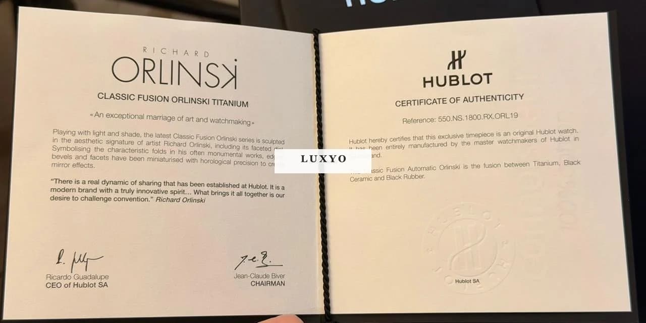 Hublot Classic Fusion Orlinski Full Set Like New Austrian Papers - Thumbnail 3