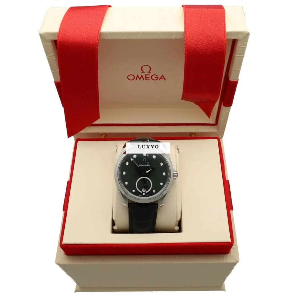 Omega Seamaster Aqua Terra 150m Co-axial Master Chronome Full Set Green Diamonds "Like New" - Thumbnail 10