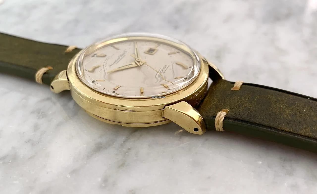 IWC Vintage Ingenieur Vollgold Solid Gold Automatic 36.5mm ref 666 666 - Thumbnail 3