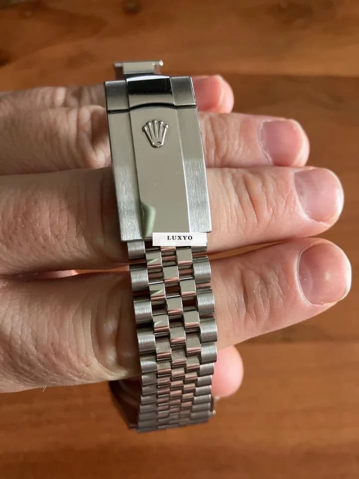 Rolex Datejust 36mm Wimbledon acier/diamants/jubilé Set complet, facture, 06/25 mise 5 fois - Thumbnail 2