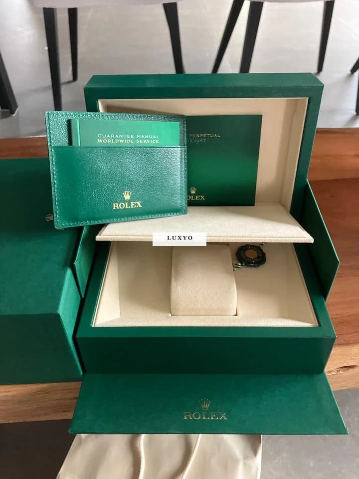 Rolex Datejust 36mm Wimbledon acier/diamants/jubilé Set complet, facture, 06/25 mise 5 fois - Thumbnail 3