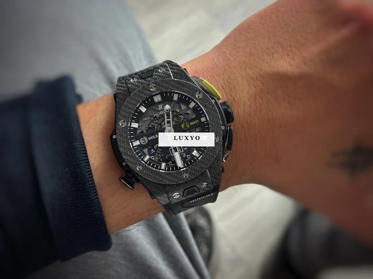 Hublot Big Bang Unico Golf Black Carbon 416.YT.1120.VR 45 mm - FULL SET - ONE YEAR WARRANTY - Thumbnail 16