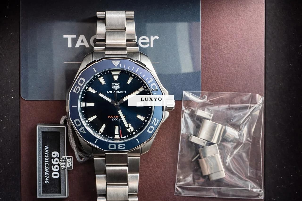 TAG Heuer Aquaracer Po serwisie • Stan idealny • Wypol. bransoleta  • Full set - Thumbnail 7