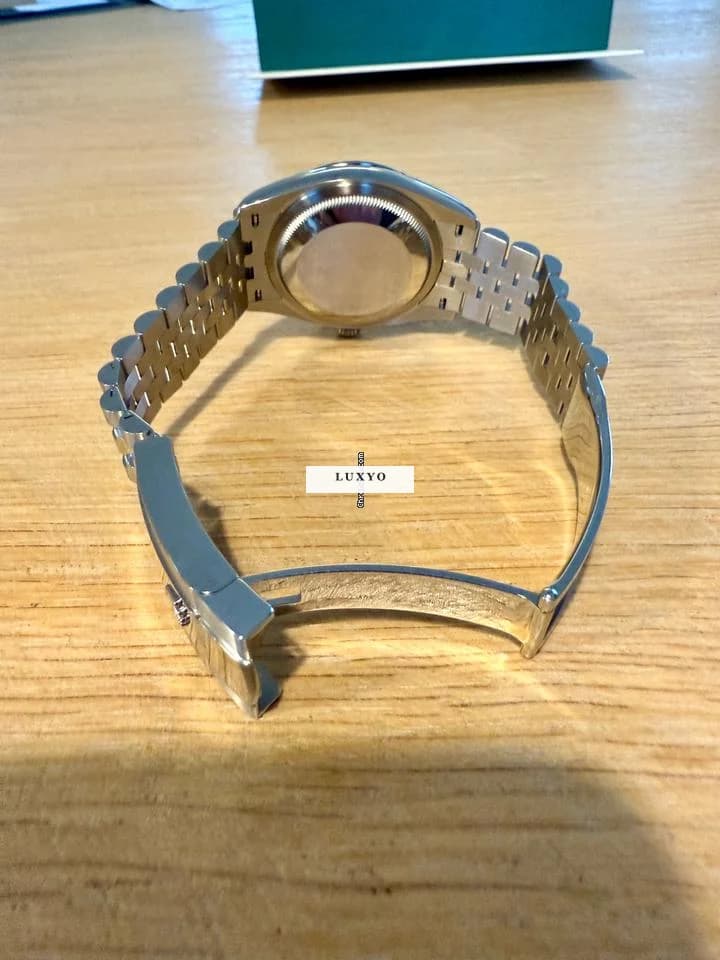 Rolex Datejust 36 126234 schwarz Weissgold Jubilee-Armband - Thumbnail 3