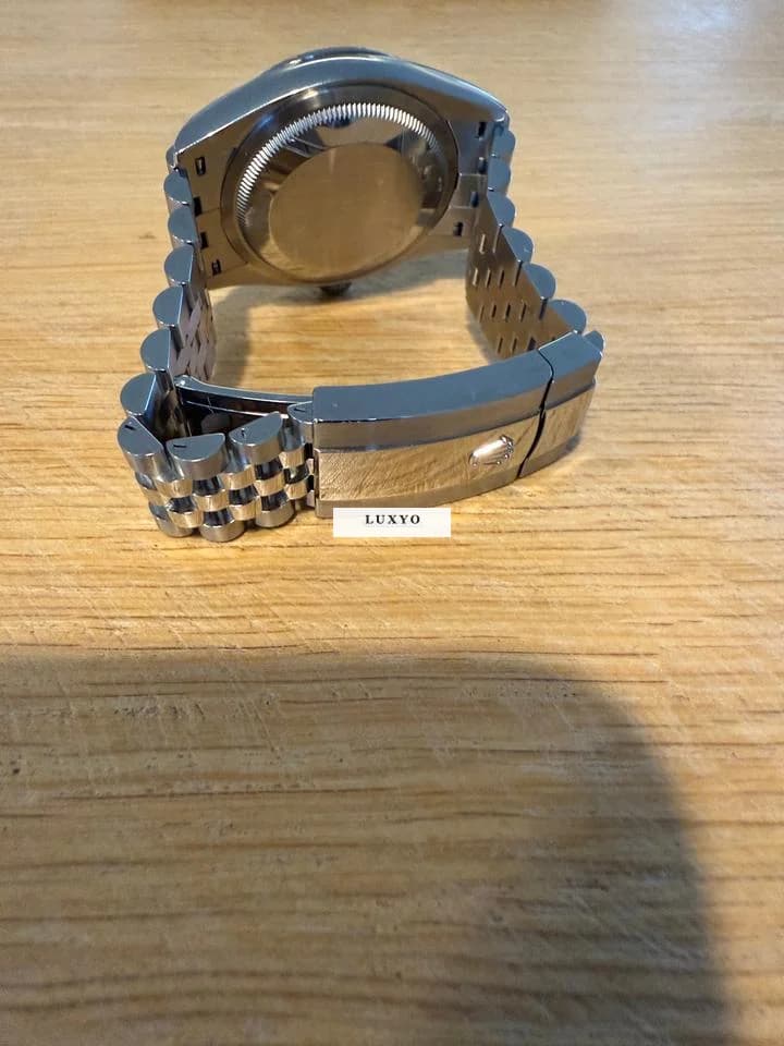 Rolex Datejust 36 126234 schwarz Weissgold Jubilee-Armband - Thumbnail 4