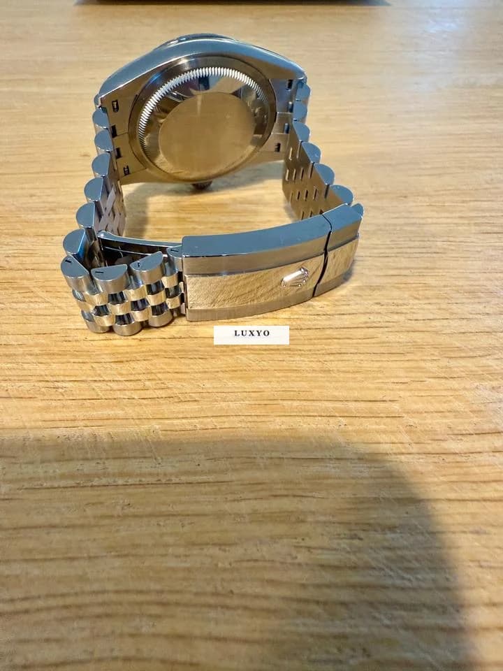 Rolex Datejust 36 126234 schwarz Weissgold Jubilee-Armband - Thumbnail 5