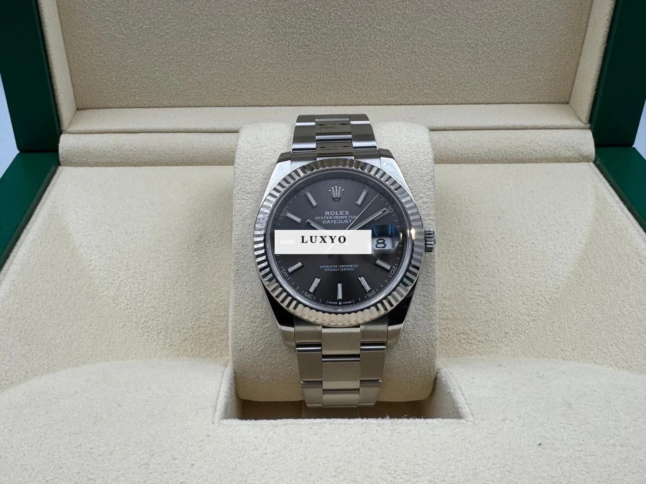 Rolex Datejust 41 126334 Rhodium Dial Oyster 2023 Like New Full Set - Image 1