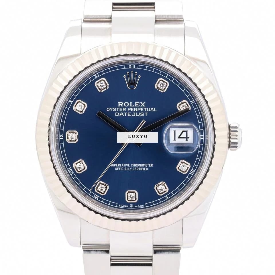 Rolex Datejust 41 126334 Blue Diamond - Thumbnail 2