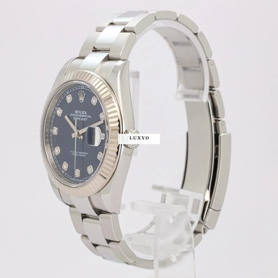 Rolex Datejust 41 126334 Blue Diamond - Thumbnail 3