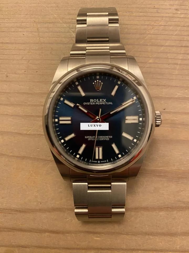 Rolex Oyster Perpetual 41 Worn only 5-10 times. Box, service, reciepts - Image 1