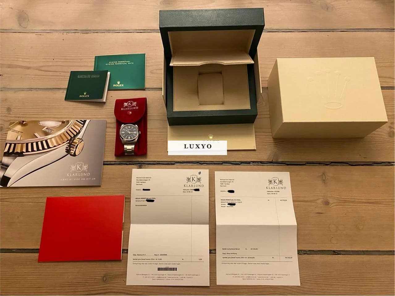 Rolex Oyster Perpetual 41 Worn only 5-10 times. Box, service, reciepts - Thumbnail 10