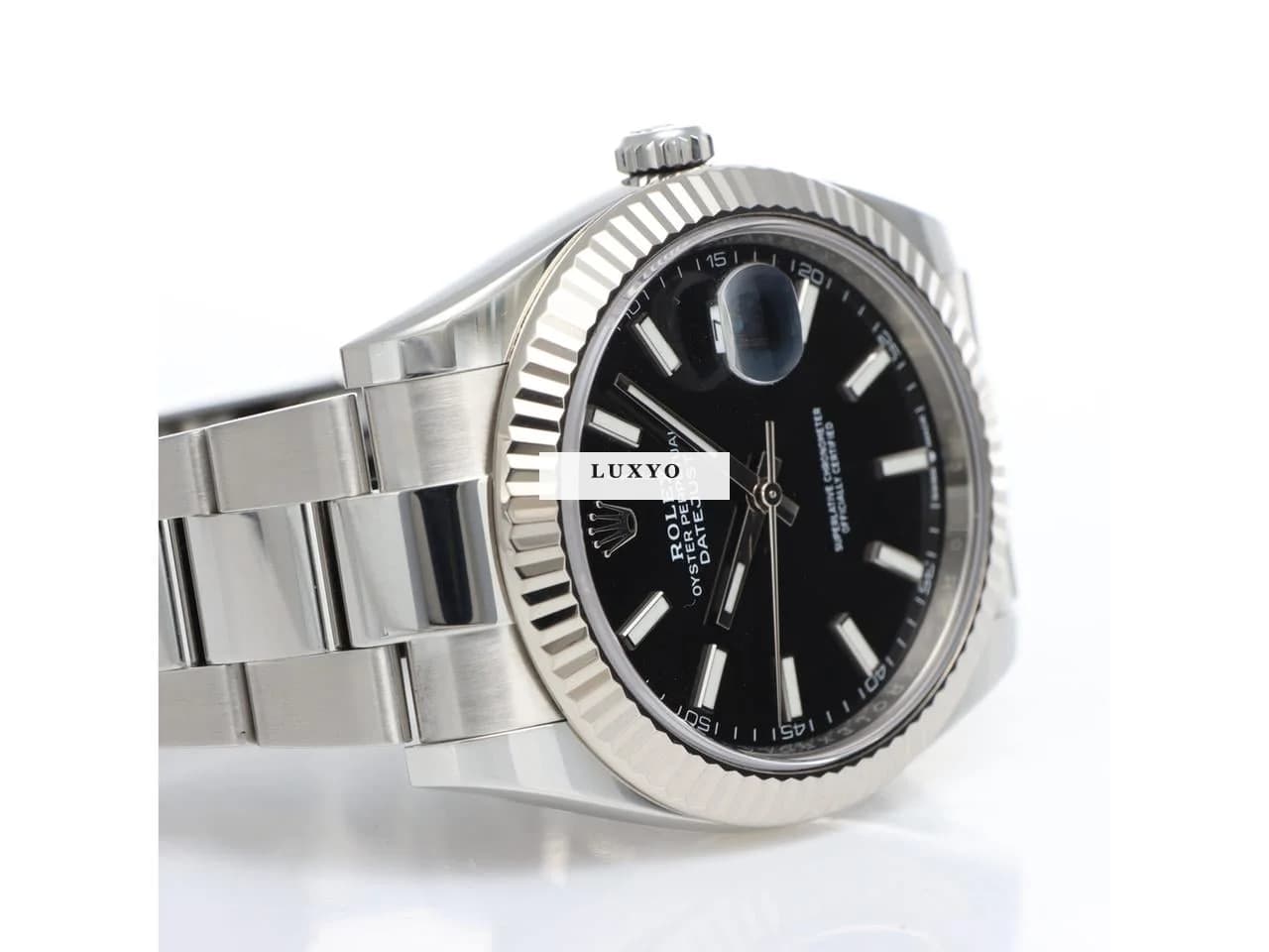 Rolex Datejust 41 Ref. 126334 Black Dial Full Set Year 2022 Italian Card - Thumbnail 4