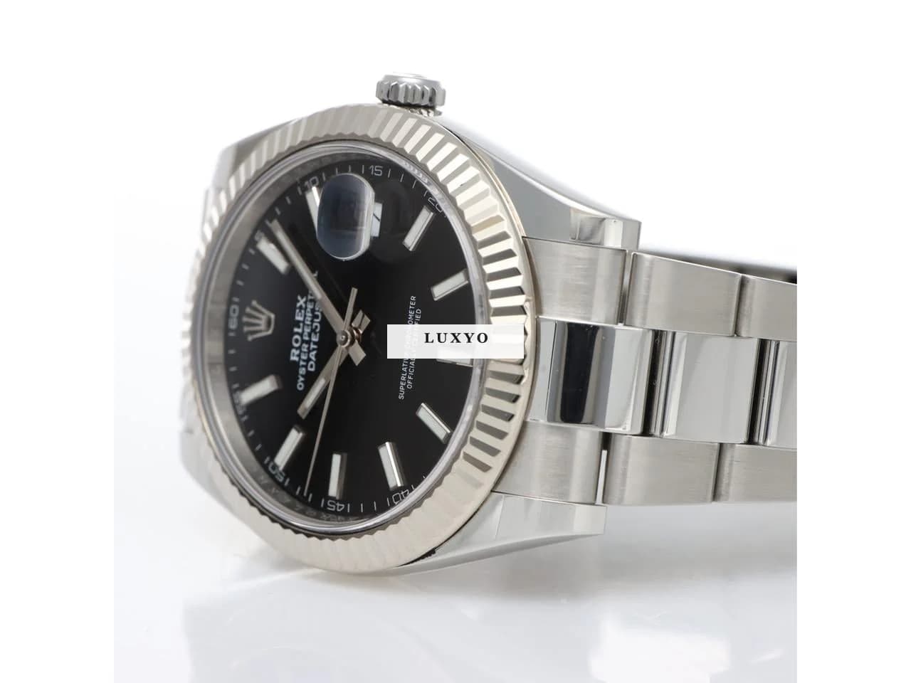 Rolex Datejust 41 Ref. 126334 Black Dial Full Set Year 2022 Italian Card - Thumbnail 5