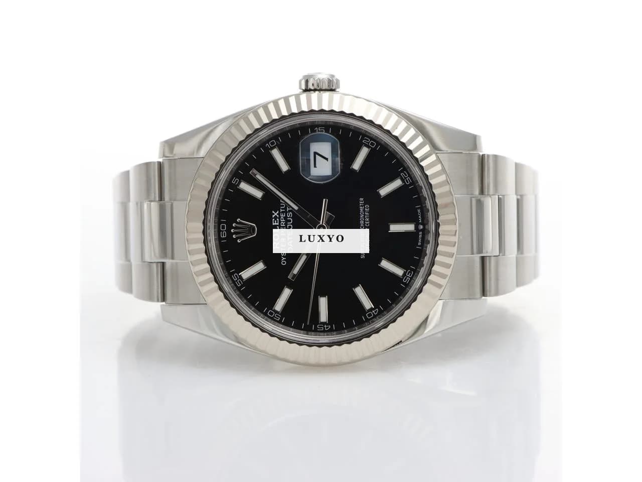 Rolex Datejust 41 Ref. 126334 Black Dial Full Set Year 2022 Italian Card - Thumbnail 10