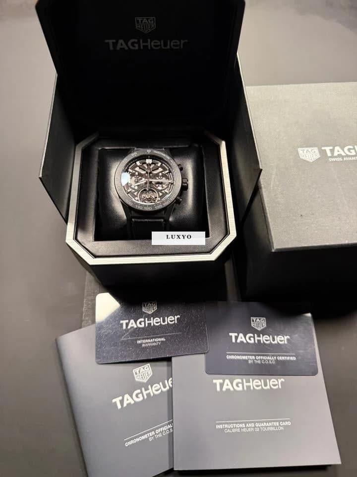 TAG Heuer Carrera Calibre Heuer 02T Automatik chrono 45mm - Thumbnail 6