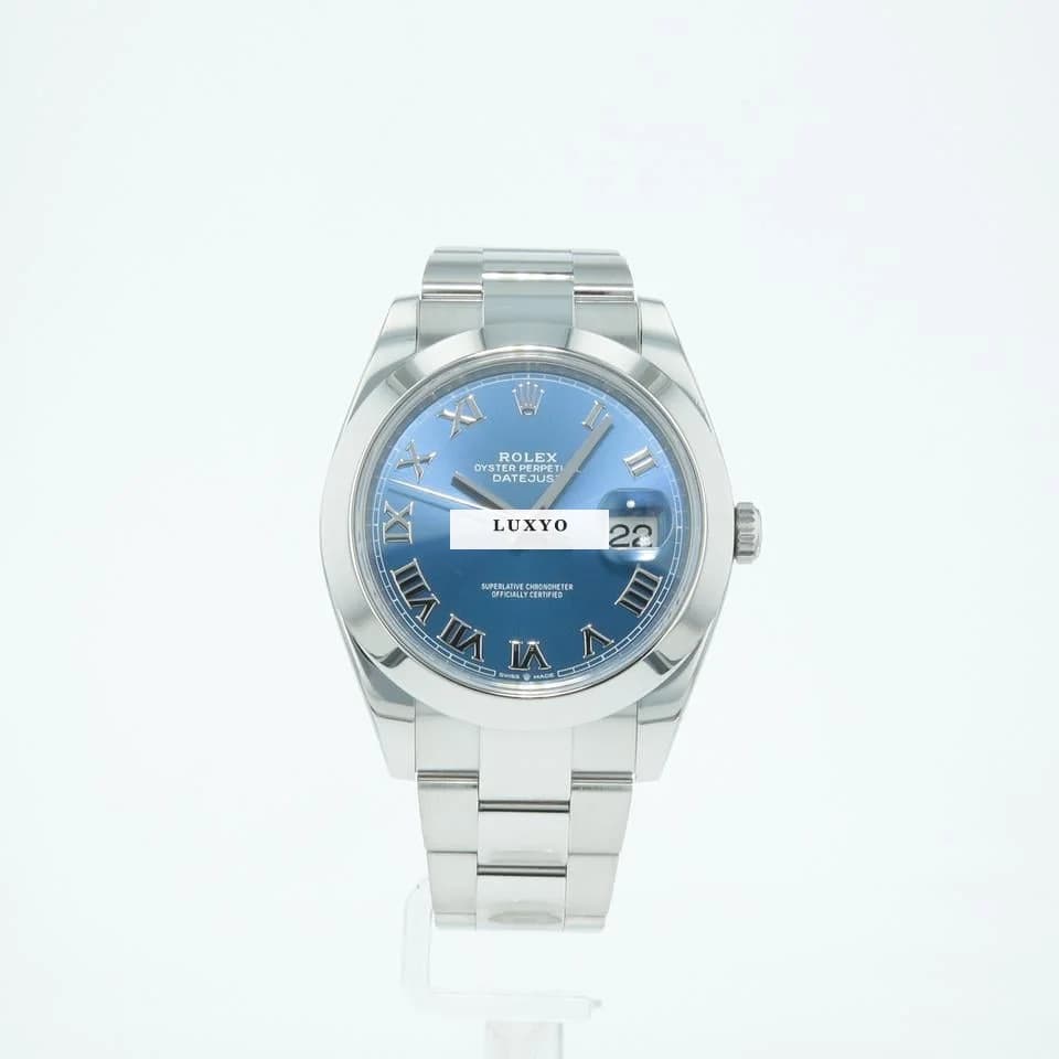 Rolex Datejust 41 | 126300 | Box & Papers | 2020 | Azzurro Blue Dial | Oyster - Thumbnail 2