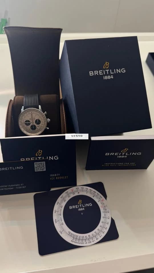 Breitling Navitimer B03 Chronograph Rattrapante 45 Full Set, Boutique Edition Geneva - Thumbnail 11