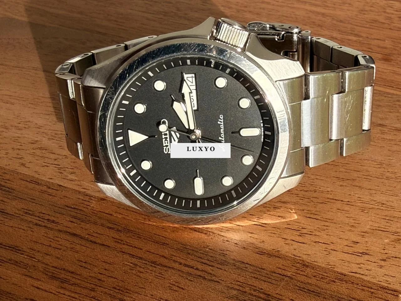 Seiko 5 Sports  Black Automatic SRPE55K1 - Thumbnail 5