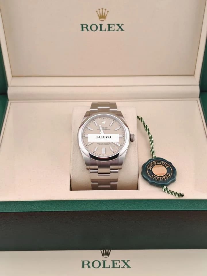 Rolex Oyster Perpetual 41 mm, NEW, 134300 2025 Beige Dial, Full set, Unworn - Thumbnail 5