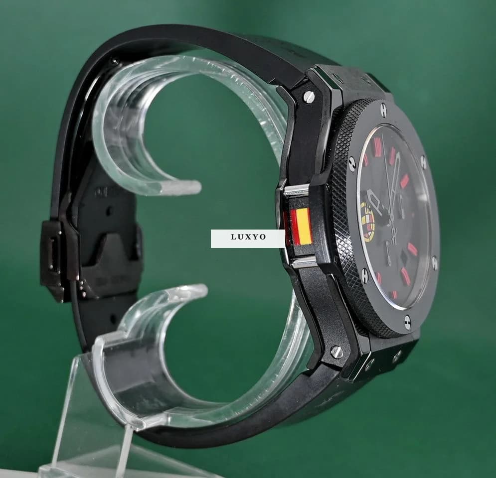Hublot Big Bang 44mm Spanish Football Federation Limited 1 Of 250 Ceramic Chronograph Box&Papers - Thumbnail 5