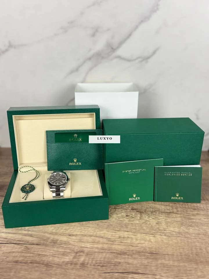 Rolex Datejust 41 Rolex Datejust 41 – Grau / Oyster / Stahl – Neu, Ungetragen - Thumbnail 2