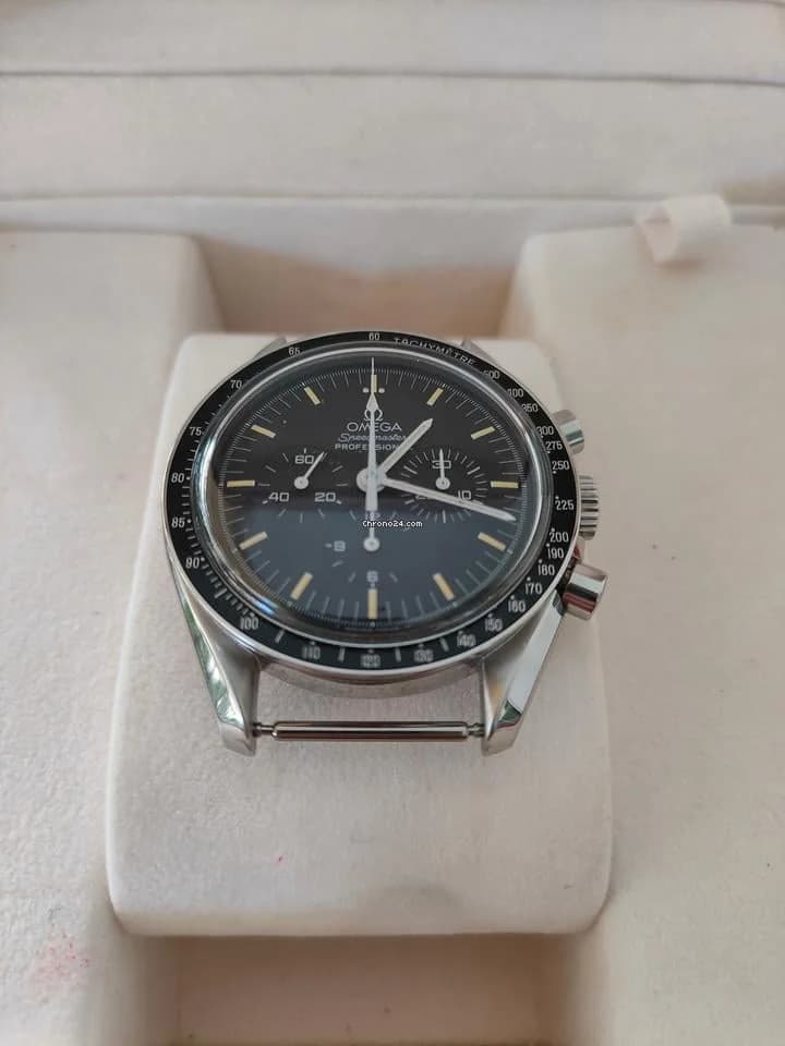 Omega Speedmaster Professional Moonwatch 145.0022 Beautiful Patina Dial With Original Omega Strap - Thumbnail 8