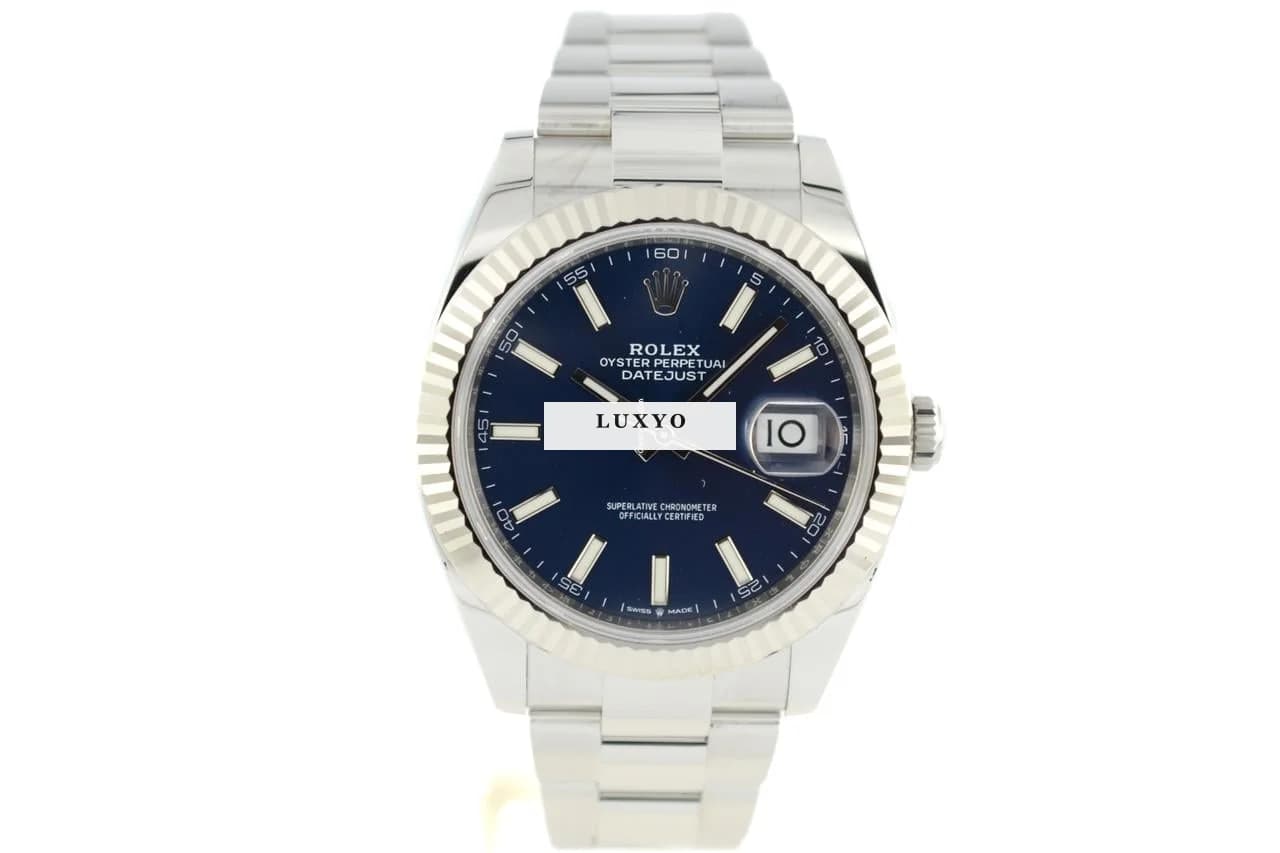 Rolex Datejust 41 126334 blue/oyster ''Full set 2021'' Like new! - Image 1