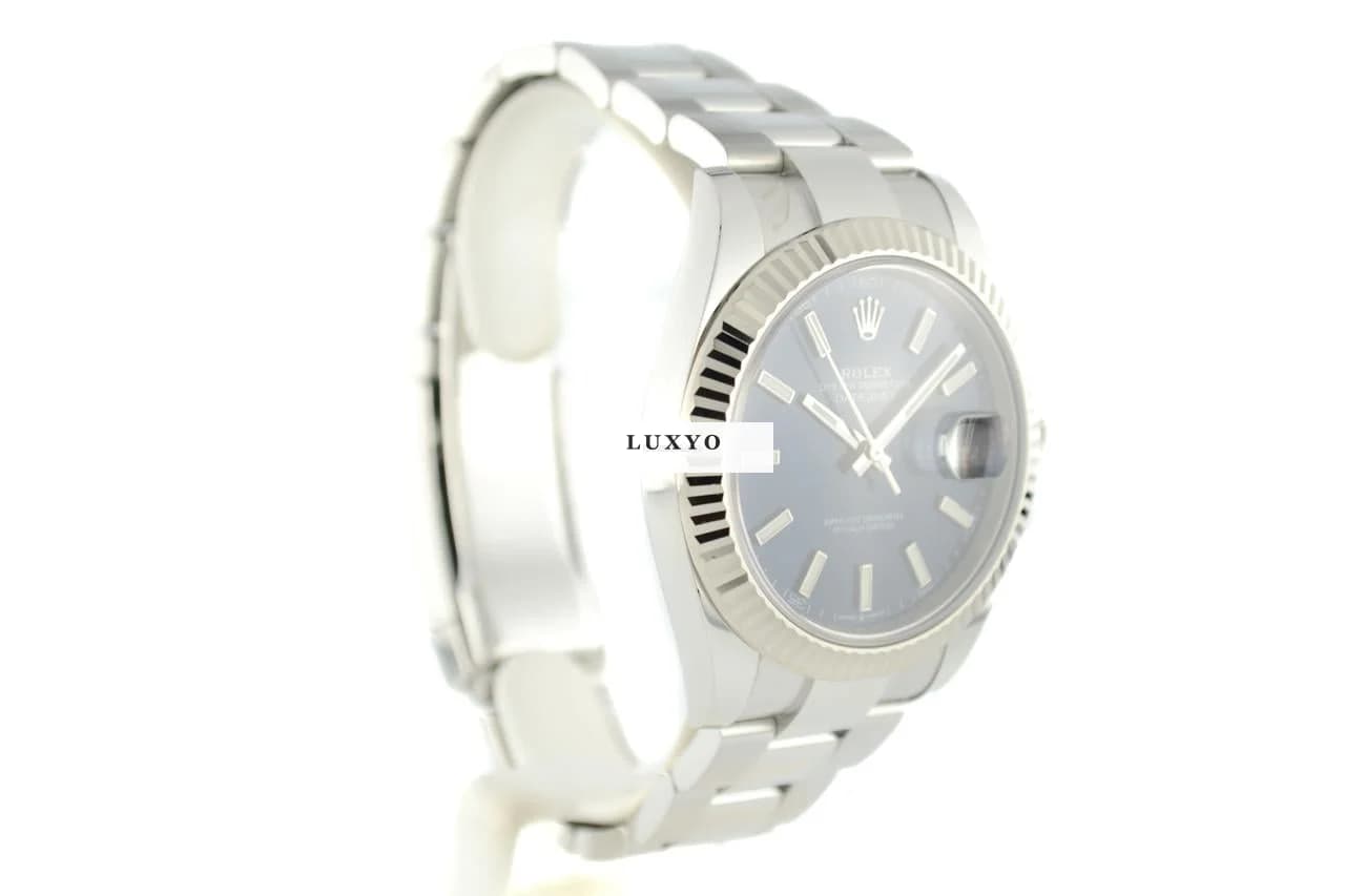 Rolex Datejust 41 126334 blue/oyster ''Full set 2021'' Like new! - Thumbnail 6