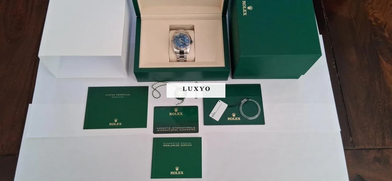 Rolex Datejust 41 Ref. 126334, Edelstahl, Weißgold Lünette, LC100, Fullset. - Thumbnail 5