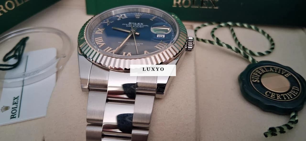 Rolex Datejust 41 Ref. 126334, Edelstahl, Weißgold Lünette, LC100, Fullset. - Thumbnail 7