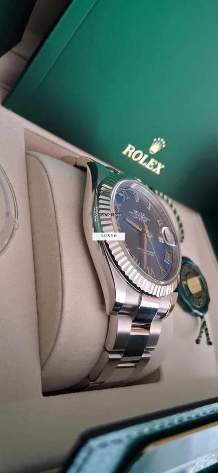 Rolex Datejust 41 Ref. 126334, Edelstahl, Weißgold Lünette, LC100, Fullset. - Thumbnail 8