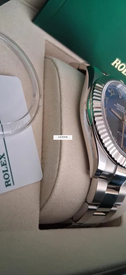 Rolex Datejust 41 Ref. 126334, Edelstahl, Weißgold Lünette, LC100, Fullset. - Thumbnail 9