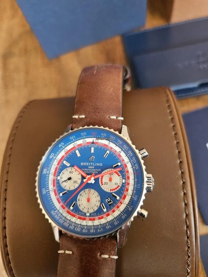Breitling Navitimer 1 B01 Chronograph 43 Pan Am All original protective stickers in place