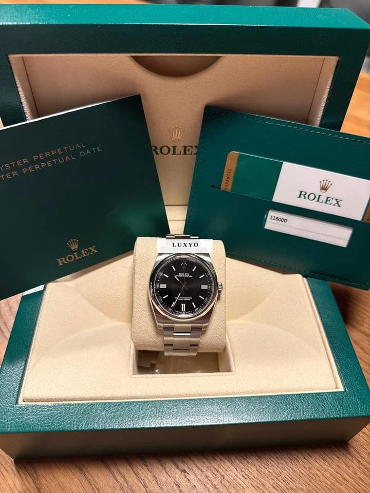 Rolex Oyster Perpetual 36 Full Set, LC100, Modell 116000 - Image 1