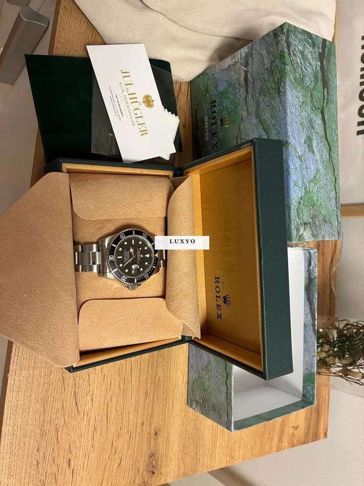 Rolex Submariner Date Rolex Submariner 16800 mit originaler Box und Garantiekarte - Thumbnail 7