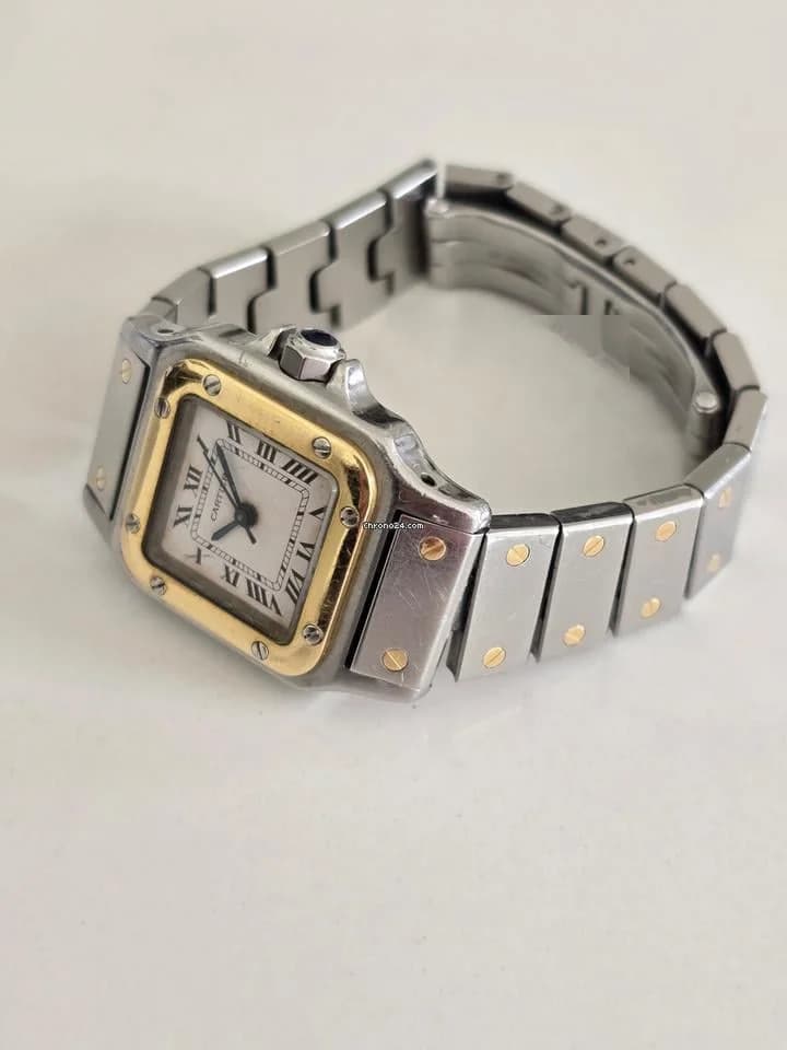 Cartier Santos Lady Santos Galbée automatique - Thumbnail 14
