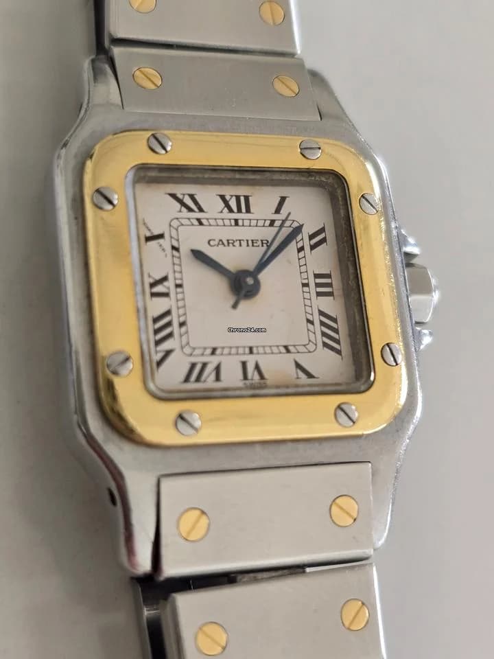Cartier Santos Lady Santos Galbée automatique - Thumbnail 10